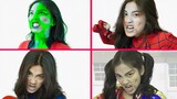 Team She-Hulk and SuperHeros Become Zombies - BigGreenTV