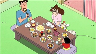 [Crayon Shin-chan] Saya menerima banyak ubi di rumah, dan malam ini saya akan makan sup miso ubi jal