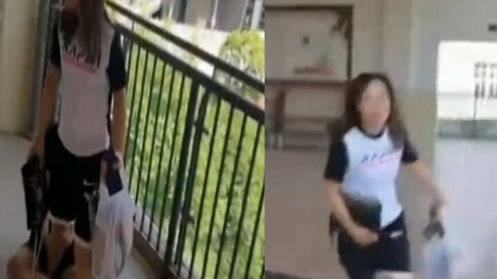 Good Chinese classmates! A boy drags down his head teacher to prevent his classmates from being late