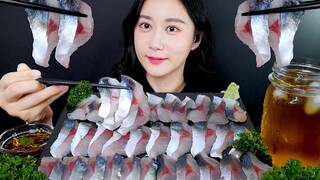 [ONHWA] The chewing sound of mackerel sashimi!