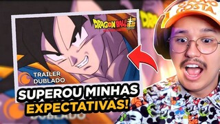 REACT Dragon Ball Super: SUPER HERO | TRAILER DUBLADO