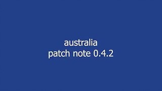 Australia new patch update