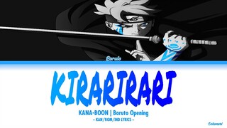 Kirarirari - KANA-BOON (Lirik Terjemahan) Opening 11 Boruto