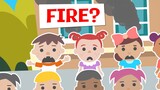 It’s a Fire Drill, Roys Bedoys! - Fire Drill Cartoon Video for Kids