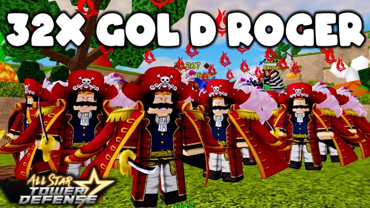 32x Gol D Roger ARMY vs INFINITE MODE | All Star Tower Defense ROBLOX