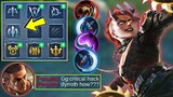 THIS NEW DYRROTH CRITICAL ONE SHOT SET IS ACTUALLY A BEAST AGAINST PAQUITO IN LATE GAME | MLBB