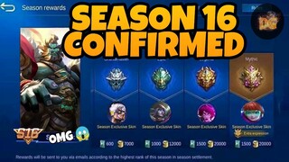 SEASON 16 CONFIRMED *OMG 😱* | Mobile Legends: Bang Bang!