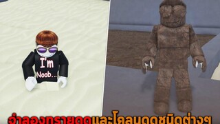 จำลองทรายดูดและโคลนดูดชนิดต่างๆ Roblox Quicksand