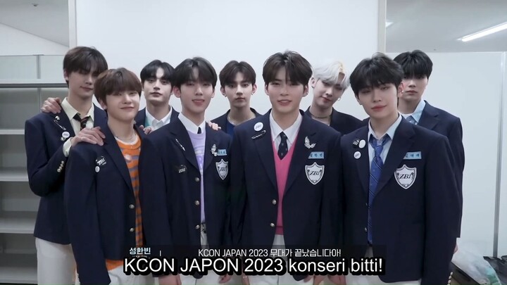 ZEROBASEONE (제로베이스원) KCON JAPON 2023 KAMERA ARKASI EP.2 TÜRKÇE ALTYAZILI