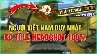 (Free Fire) - Người Việt Nam Duy Nhất Có Tỷ Lệ Headshot Ống Ngắm 100% Hơn Cả C4 Gaming Và Toàn Tây