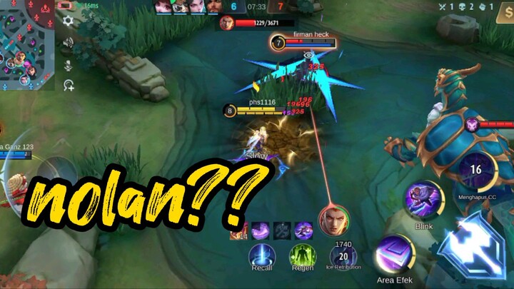 Hero ML baru NOLAN, ultinya huruf "A"!!