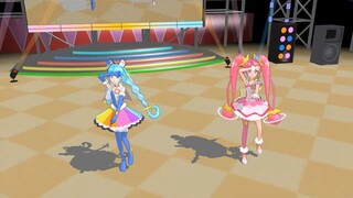 【MMDプリキュア】キュアスター・キュアコスモでオツキミリサイタル