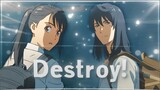「Destroy!🤍」Suzume「AMV/EDIT」4K (quick one)