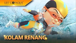 Upin & Ipin Episode Baru | Kolam renang | Musim 18