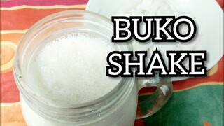 Buko Shake | Young Coconut Shake | Met's Kitchen