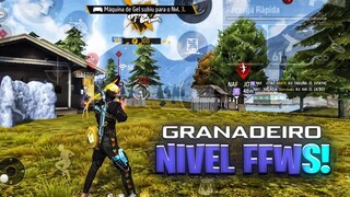 GRANADEIRO NIVEL FFWS 💣 HIGHLIGHTS EM CAMPEONATOS NO IPHONE 8 PLUS (4K FULL HD)