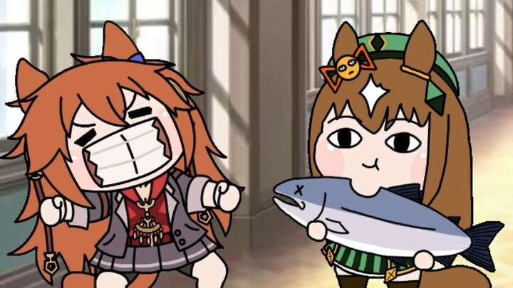 [ Uma Musume: Pretty Derby Raccoon Animation] The golden ship that steals the master mask
