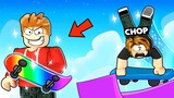 ROBLOX CHOP AND FROSTY COMPLETE THE SKATE PARKOUR MAP