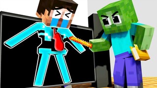 Monster School Good Herobrine กลายเป็น Evil เพราะ Zombie - Minecraft Animation