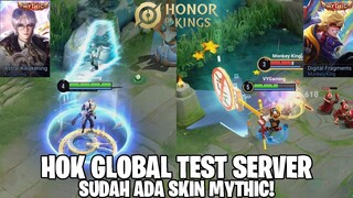 HOK GLOBAL TEST SERVER - GILA EFEK SKIN MYTHIC NYA KEREN BANGET COI! MOONTON AUTO KETAR KETIR