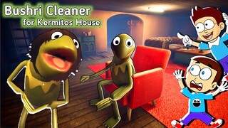 Bushri Cleaner for Kermitos House - New Horror Game | Shiva and Kanzo Gameplay