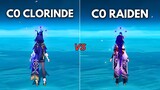IS Raiden still the STRONGEST electro?? Raiden vs Clorinde ! [ Genshin Impact ]