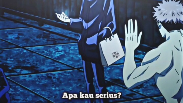 pemanasan gojo satoru dan sukuna itadori