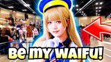 ANIME PICKUP LINES On Girls At Anime Convention!