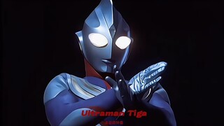 Adegan dimana Ultraman Tiga menggunakan pengatur waktu energi untuk berkedip lima kali