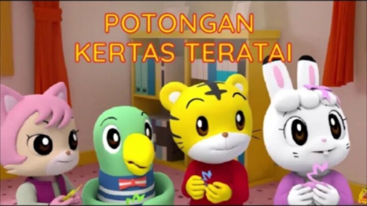 POTONGAN KERTAS TERATAI | SHIMAJIRO KARTUN ANAK BAHASA INDONESIA