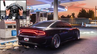 1100HP Dodge Charger SRT Hellcat | Need For Speed Unbound | Steering Wheel Gameplay