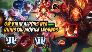 TOP GLOBAL CLAUDE DILOCK HABIS HABISAN SAMA ALDOUS FULL STACK 500! AUTO BIKIN DIA MENYESAL! | MLBB