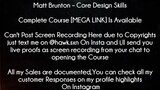 Matt Brunton Course Core Design Skills download