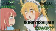 [FANDUB INDO] Kobayashi jadi Cowok?? (Kobayashi san Chi no Maid Dragon S2 Episode 2)