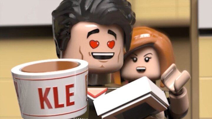 It took two months to create the LEGO version of Joey's Revenge from Friends