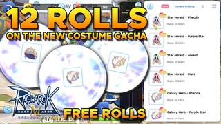 12 FREE ROLLS ON THE NEW COSTUME GACHA (LOTS OF HEADGEAR) - RAGNAROK MOBILE