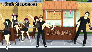 TANIA & FRIENDS #part 10 DRAMA SAKURA SCHOOL SIMULATOR | MUTIA ANIMASI | PEANUT BUTTER