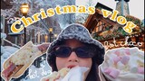Du Học Anh 🇬🇧 first time seeing snow in UK, Christmas market ♡ Vlogmas ep1