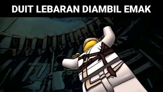 Duit lebaran diambil emak (meme)