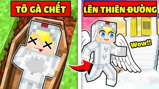 NẾU NHƯ TÔ GÀ CHẾT VÀ LÊN THIÊN ĐƯỜNG TRONG MINECRAFT KHIẾN LÀNG SINH TỐ BẤT NGỜ*NẾU TÔ GÀ QUA ĐỜI