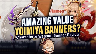 YOIMIYA Banners Revealed! INSANE Character Banner For Yoimiya Wanters! | Genshin Impact 2.8