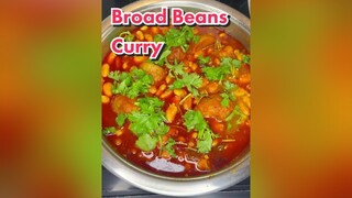 Let's get reddytocook Broad Beans Curry indianfood beanscurry FoodTok recipe vegetarian
