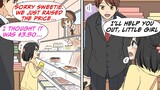 A young girl was trying to buy a piece of cake for her sister's birthday, but... [Manga Dub]