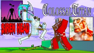 Monster School : TITAN VS SIREN HEAD THE REAPER RIP ZOMBIE - Minecraft Animation