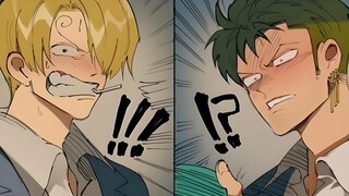 Zoro x Sanji [Short Cute Comics] (Yaoi!)