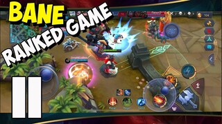 Mobile Legends - Gameplay part 11 - Bane Ranked Game (iOS, Android)