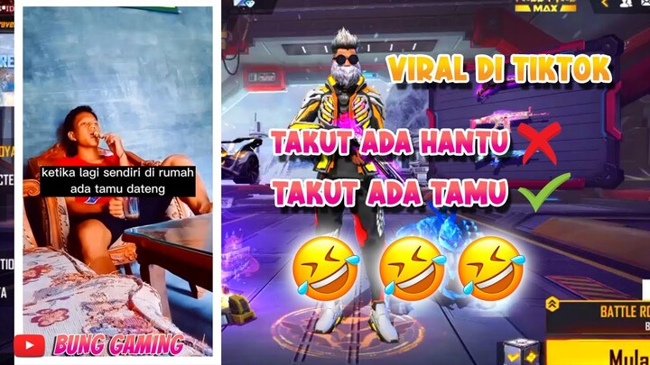 TAKUT ADA HANTU ✘ TAKUT ADA TAMU ✔ 😂😂😂 VIRAL DI TIK TOK