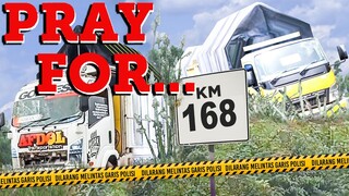 ✅ INSIDEN LAKA TRUCK CABE MASUK PARIT DI TOL CIPALI KM 168 MAJALENGKA JAWA BARAT
