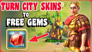 Rise of kingdoms - best hacks | Turn city skins into gems