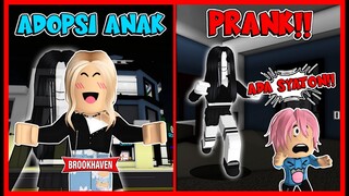 PRANK jadi HANTU !! MASAKO jadi IBU ADOPSI !! BROOKHAVEN  Roblox Indonesia